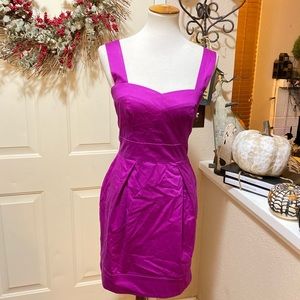 Beautiful Purple French Connection Midi Dress